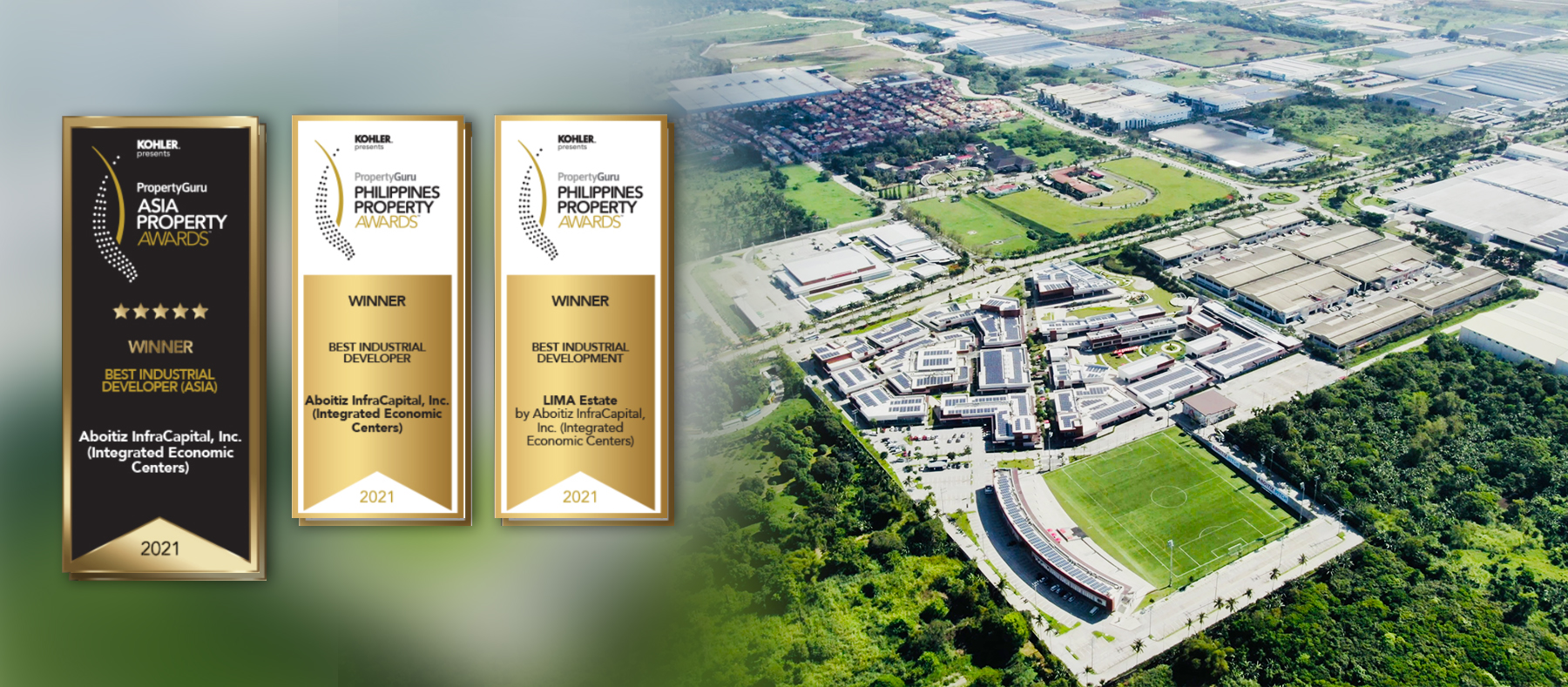 Aboitiz InfraCapital Economic Estates hailed as Best Industrial Developer in Asia at the 16th PropertyGuru Asia Property Awards