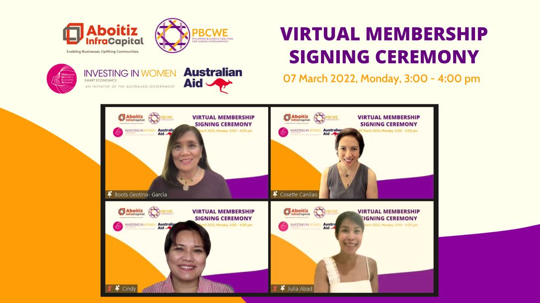 Virtual Membership Signing Ceremony