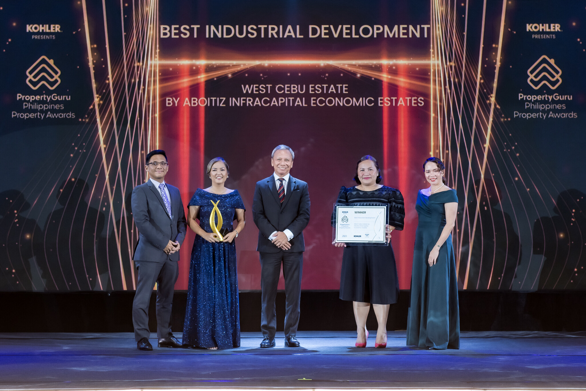 Aboitiz InfraCapital’s West Cebu Estate wins  ‘Best Industrial Development’ title,  spotlights Cebu as a premier industrial investment destination