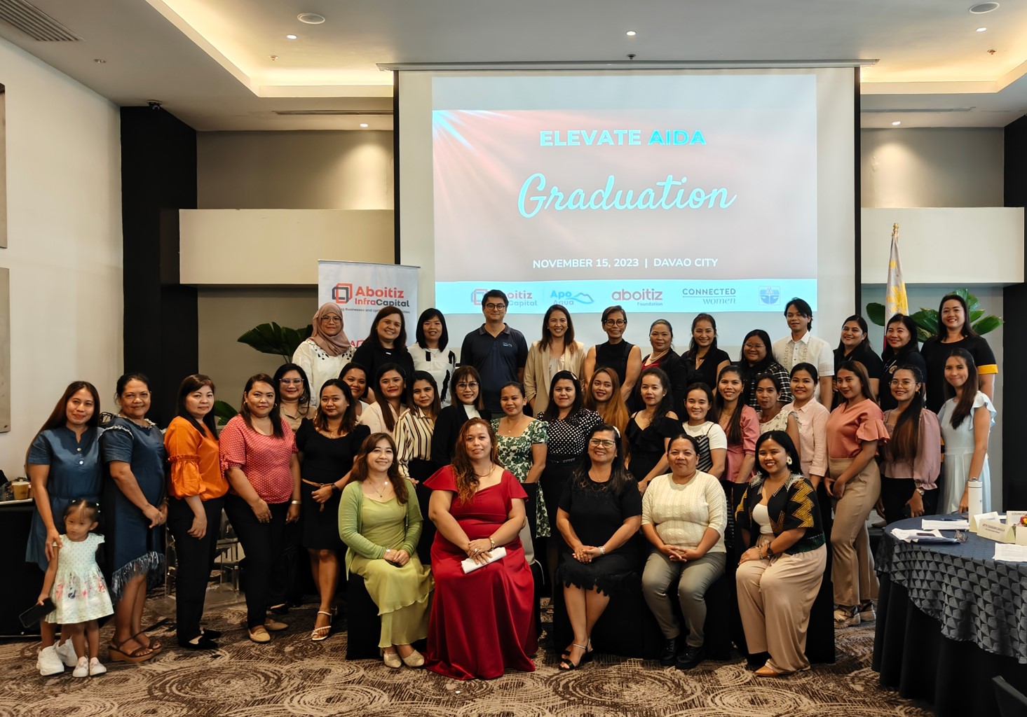 Aboitiz InfraCapital, Connected Women complete AI data annotation training of 27 women from Davao City
