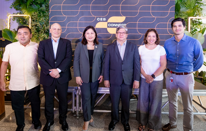 From left to right: Atty. Julius Neri – General Manager (Mactan-Cebu International Airport Authority), Athanasios Titonis (Aboitiz InfraCapital GMCAC), Congresswoman Cindi King-Chan (City of Lapu-Lapu), Atty. Norman Tansingco – Commissioner (Bureau of Immigration), Cosette Canilao -- President and CEO (Aboitiz InfraCapital), and Rafael Aboitiz – Head of Airports Business (Aboitiz InfraCapital) 